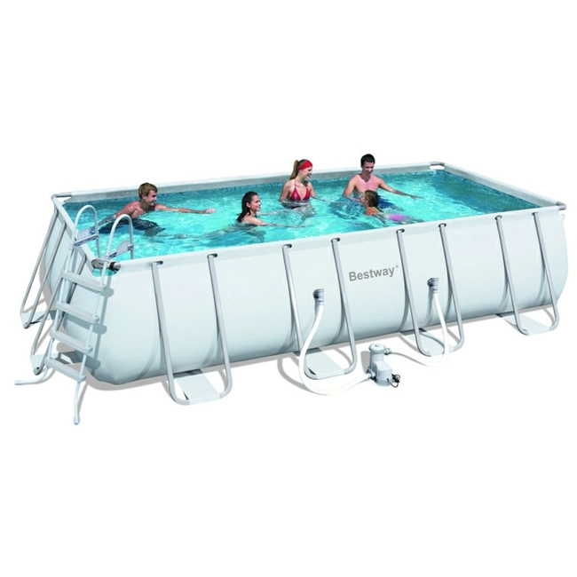 Vendita online Piscina Power Steel Frame rettangolare 549x274x122 cm.